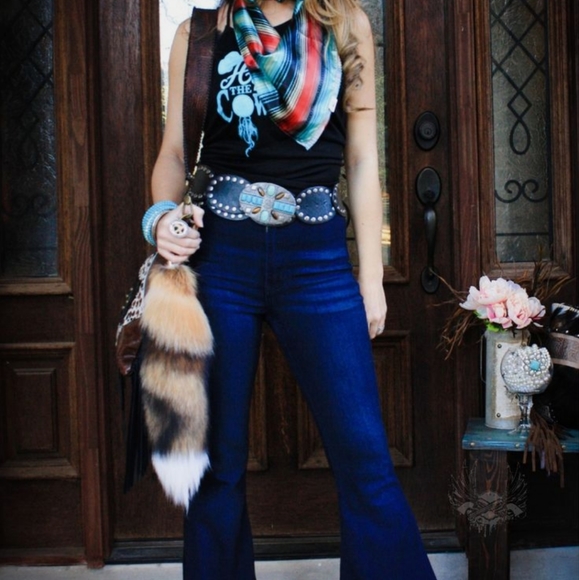 Boho shell bead Belt - Picture 7 of 9